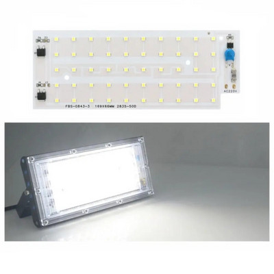 AC 220V LED lámpagyöngyök SMD 2835 spotlámpa világító gyöngyök LED chip reflektorhoz LED utcai lámpához kültéri világítási chip