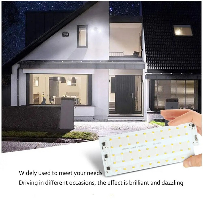 AC 220V LED lámpagyöngyök SMD 2835 spotlámpa világító gyöngyök LED chip reflektorhoz LED utcai lámpához kültéri világítási chip