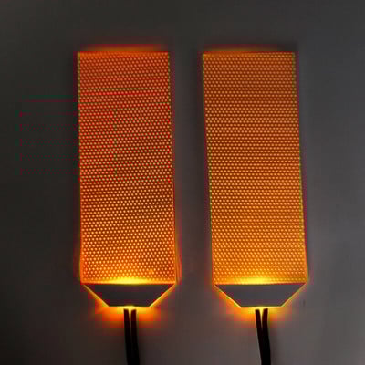 Rugalmas hajlítható, barkácsolható LED fényes szemkészletek vasemberhez, ultraman Halloween sisakmaszkhoz, szemfényű Cosplay kiegészítők vágható