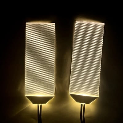 Rugalmas hajlítható, barkácsolható LED fényes szemkészletek vasemberhez, ultraman Halloween sisakmaszkhoz, szemfényű Cosplay kiegészítők vágható