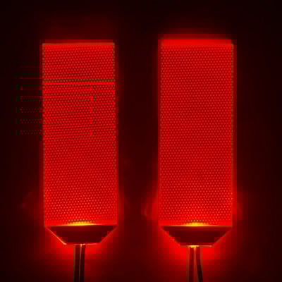 Rugalmas hajlítható, barkácsolható LED fényes szemkészletek vasemberhez, ultraman Halloween sisakmaszkhoz, szemfényű Cosplay kiegészítők vágható