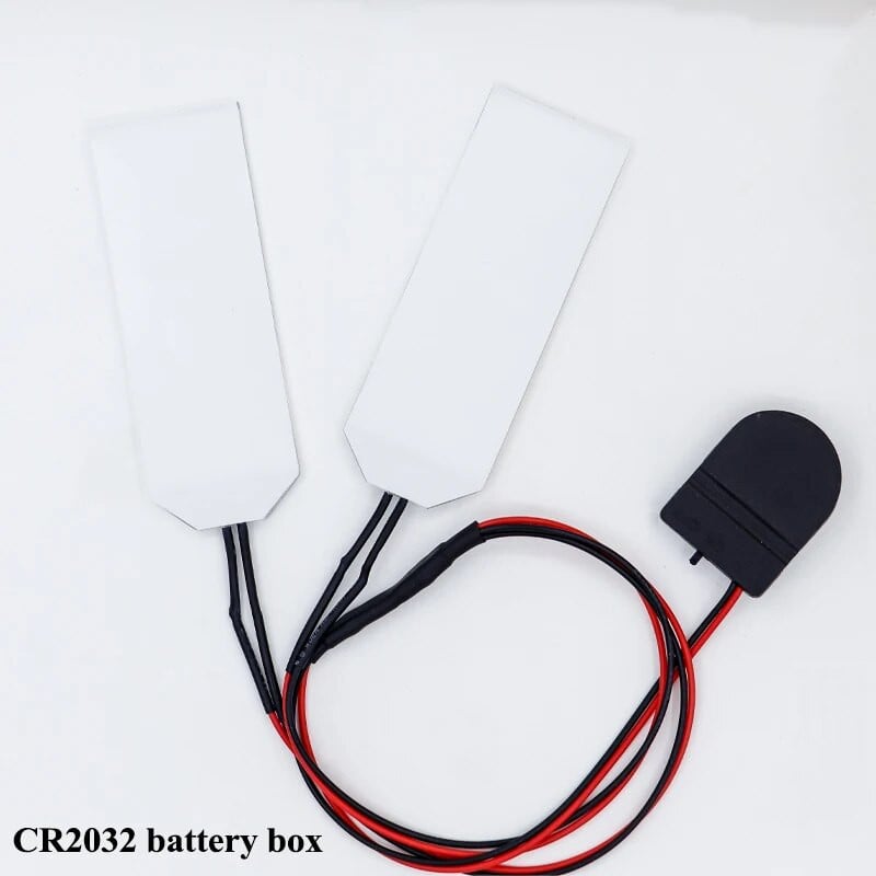 Rugalmas hajlítható, barkácsolható LED fényes szemkészletek vasemberhez, ultraman Halloween sisakmaszkhoz, szemfényű Cosplay kiegészítők vágható