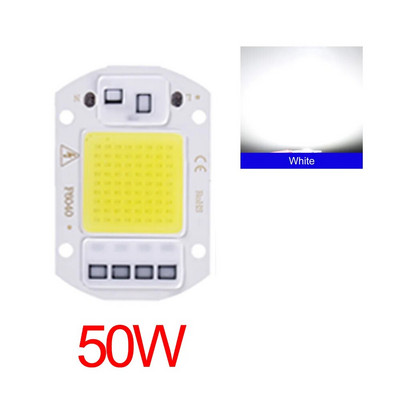 LED Chip 20W 30W 50W AC 220V Smart IC Nincs szükség illesztőprogramra COB chip lámpa DIY Lampada reflektor spotlámpa COB LED lámpa gyöngy világítás