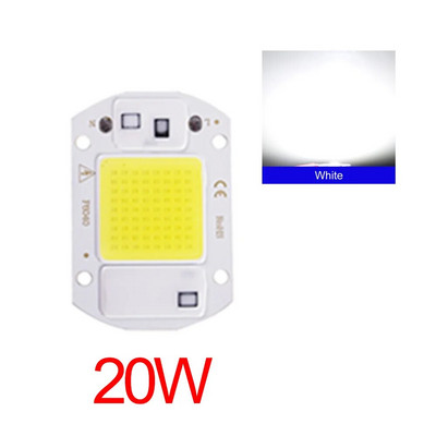 LED Chip 20W 30W 50W AC 220V Smart IC Nincs szükség illesztőprogramra COB chip lámpa DIY Lampada reflektor spotlámpa COB LED lámpa gyöngy világítás