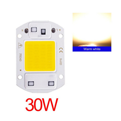 LED Chip 20W 30W 50W AC 220V Smart IC Nincs szükség illesztőprogramra COB chip lámpa DIY Lampada reflektor spotlámpa COB LED lámpa gyöngy világítás