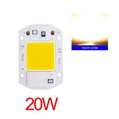 LED Chip 20W 30W 50W AC 220V Smart IC Nincs szükség illesztőprogramra COB chip lámpa DIY Lampada reflektor spotlámpa COB LED lámpa gyöngy világítás