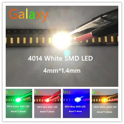 100 vnt = 5 spalvos x 20 vnt 5050 5730 3014 1210 2835 3528 1206 0805 0603 0402 SMD LED diodų rinkinys Raudona / žalia / mėlyna / balta / geltona