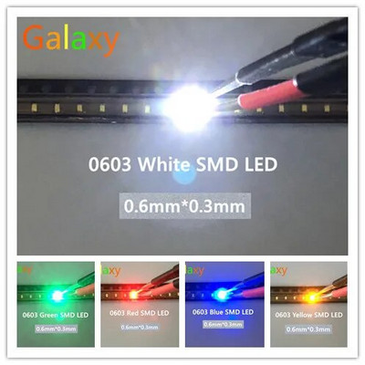 100 vnt = 5 spalvos x 20 vnt 5050 5730 3014 1210 2835 3528 1206 0805 0603 0402 SMD LED diodų rinkinys Raudona / žalia / mėlyna / balta / geltona