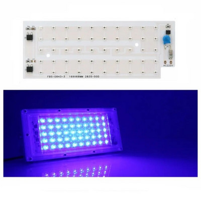 AC 220V 50W LED chip Floodlight SMD 2835 Smart LED lámpagyöngyhöz kültéri világítás chip LED utcai lámpa spotlámpa világító gyöngyhöz