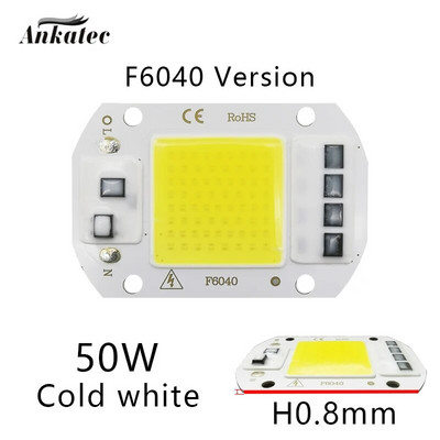 LED COB lampa čip 10W 20W 30W 50W AC110V 220V Smart IC LED perle DIY za LED reflektor Reflektor COB čip Hladna bijela Topla bijela