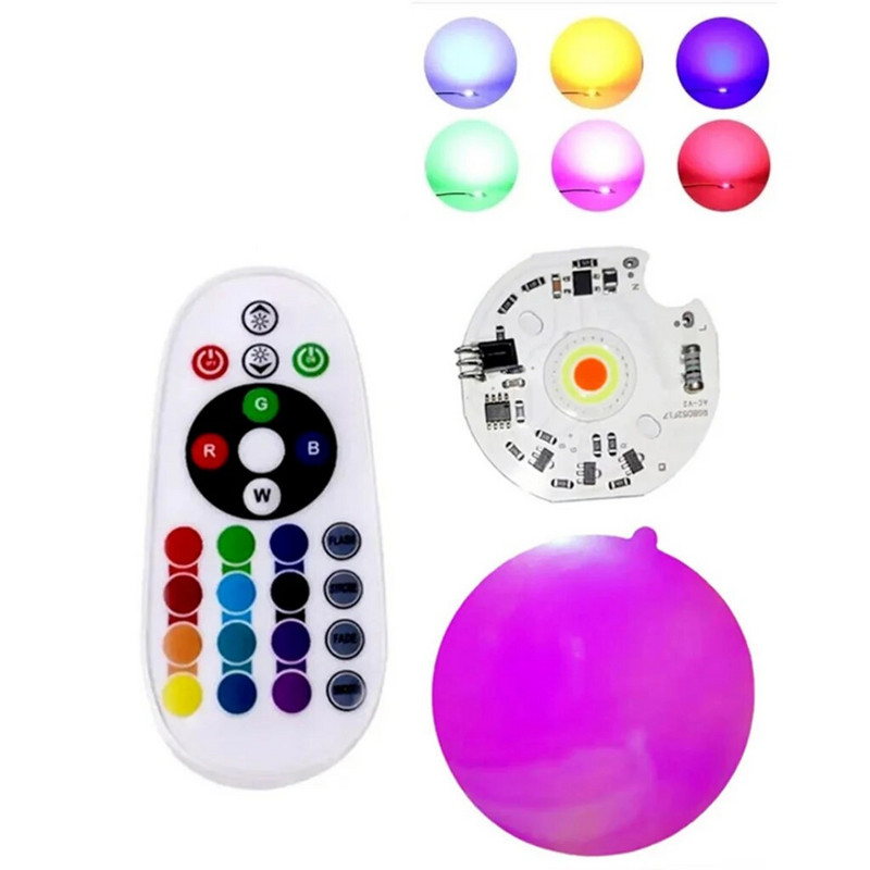 RGB LED COB Chip AC 220V többszínű LED naplemente lámpa chip távirányítóval LED Rainbow Neon éjszakai fény hangulatvilágítási dekorációhoz