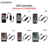 LED kontroler Bežični daljinski upravljač za jednu boju Dvostruko bijelo RGB RGBW TV stolno svjetlo Pozadinsko svjetlo LED trake