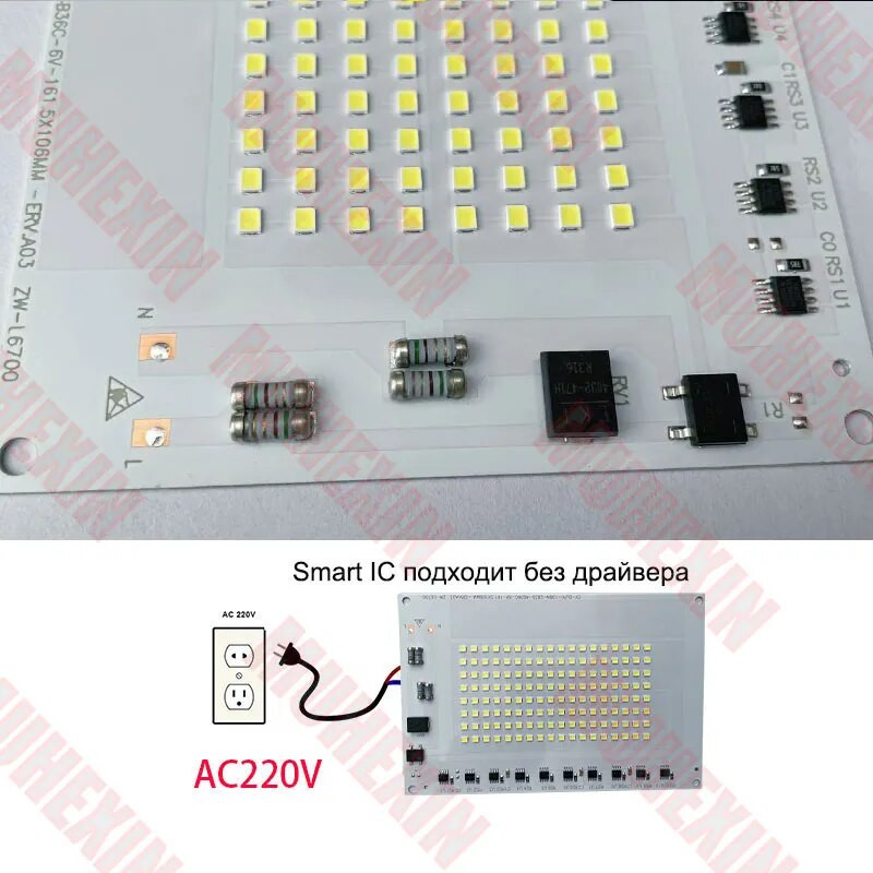 Led perle Matrica za reflektore 220v solarni pretvarači Led čip solarna vanjska rasvjeta Dodaci Snažni reflektori za ploče