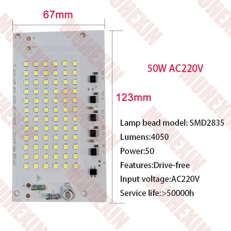 Led perle Matrica za reflektore 220v solarni pretvarači Led čip solarna vanjska rasvjeta Dodaci Snažni reflektori za ploče