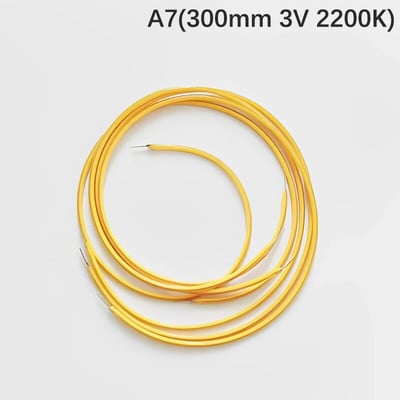 3V 133/300mm Filament Flexibil Led Piese de lampă cu filament moale DIY Accesorii pentru lumină incandescentă Diodă Filament flexibil Decor Nou