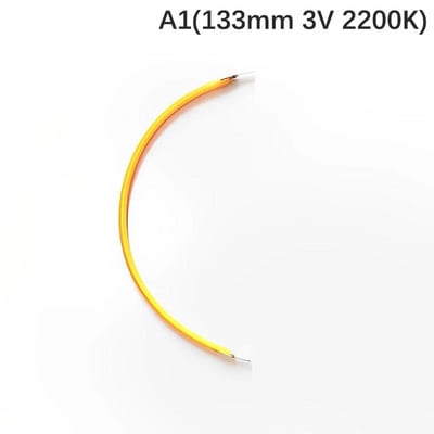 3V 133/300mm Filament Flexibil Led Piese de lampă cu filament moale DIY Accesorii pentru lumină incandescentă Diodă Filament flexibil Decor Nou