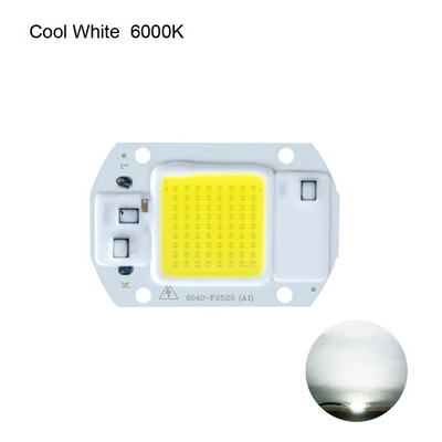 20 W 30 W 50 W COB LED fénymátrix lencse reflektorral 110 V 220 V intelligens IC nagy teljesítményű diódasor chip lámpa barkács reflektor