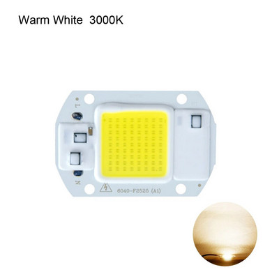 20 W 30 W 50 W COB LED fénymátrix lencse reflektorral 110 V 220 V intelligens IC nagy teljesítményű diódasor chip lámpa barkács reflektor