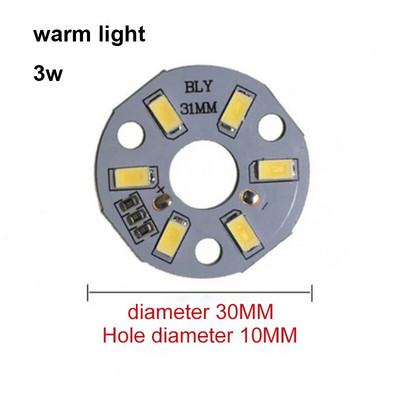 DC 5V usb okrugli izvor svjetla SMD 5730 LED čip Perle lampa 2w 3w 5w 10W površina Žarulja s mogućnošću prigušivanja jednobojna DIY bijela topla bijela