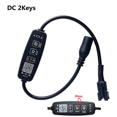 WS2812B SK6812 WS2811 LED riba Bluetooth-kontroller USB DC 5V 12V 24V MIC Music APP Kaugjuhtimispult ZENGGE Pixel RGB valguskontroller