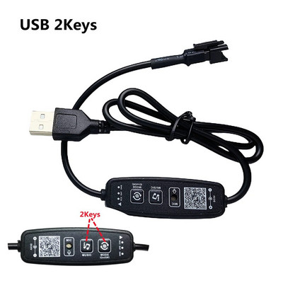 WS2812B SK6812 WS2811 LED riba Bluetooth-kontroller USB DC 5V 12V 24V MIC Music APP Kaugjuhtimispult ZENGGE Pixel RGB valguskontroller
