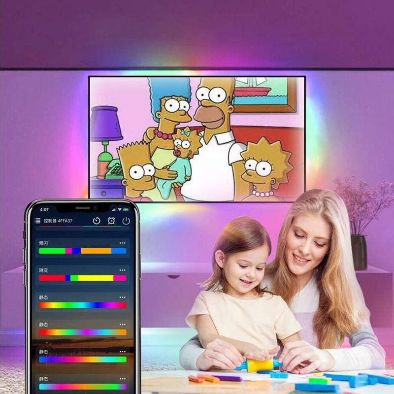 WS2812B SK6812 WS2811 LED riba Bluetooth-kontroller USB DC 5V 12V 24V MIC Music APP Kaugjuhtimispult ZENGGE Pixel RGB valguskontroller
