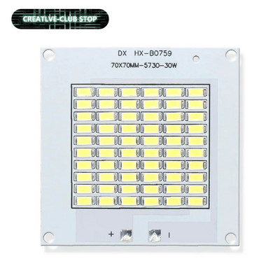 Puna snaga 10W 20W 30W 50W 100W LED čip rasvjetne ploče Perle svjetiljke DC30-33V za reflektore Reflektori Ulična svjetiljka Vanjska rasvjeta