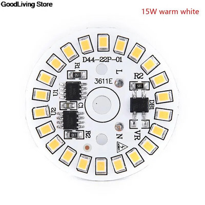 3000K / 4000K 220V LED mikroschemos lemputė SMD plokštės apvalios modulio šviesos šaltinio plokštė lemputės apšvietimui
