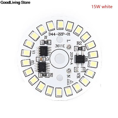 3000K / 4000K 220V LED mikroschemos lemputė SMD plokštės apvalios modulio šviesos šaltinio plokštė lemputės apšvietimui