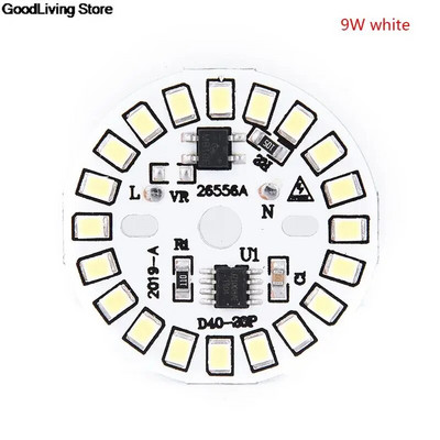 3000K / 4000K 220V LED mikroschemos lemputė SMD plokštės apvalios modulio šviesos šaltinio plokštė lemputės apšvietimui