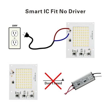 10W 20W 30W 50W 100W LED чип SMD 2835 Мъниста за прожектор AC 220V-240V Led прожектор Лампа Направи си сам за външно осветление Прожектор