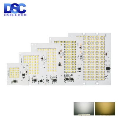 10W 20W 30W 50W 100W LED Chip SMD 2835 Flood Light Beads AC 220V-240V Led reflektor lámpa barkácsolás kültéri világításhoz spotlámpa