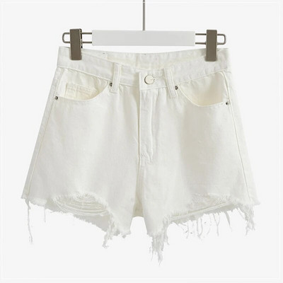 2021 m. nauji vasaros šortai Laisvalaikio madingi džinsiniai moteriški šortai aukštu juosmeniu kailiniu pamušalu. Plius dydžiai S-xxxxxl Seksualūs trumpi džinsai