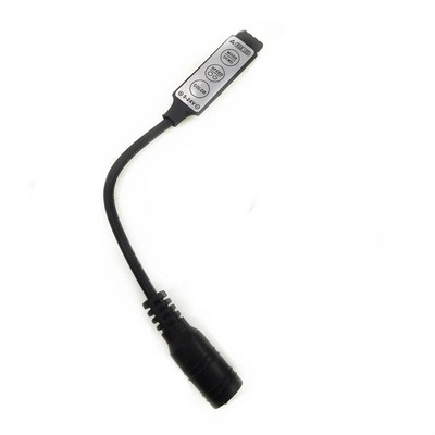 Skirtas 3528 5050 RGB LED juostiniam mini šviestuvui 3 17 24 44 rakto IR nuotolinio belaidžio valdiklio