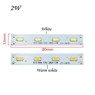 5 bucăți/lot 2W 3W 5W LED Chip SMD 5730 Curent constant 260mA 280mA șirag de lumină de intrare cu bază de placă de aluminiu pentru bec LED DIY