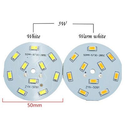 5 bucăți/lot 2W 3W 5W LED Chip SMD 5730 Curent constant 260mA 280mA șirag de lumină de intrare cu bază de placă de aluminiu pentru bec LED DIY