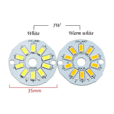 5 bucăți/lot 2W 3W 5W LED Chip SMD 5730 Curent constant 260mA 280mA șirag de lumină de intrare cu bază de placă de aluminiu pentru bec LED DIY