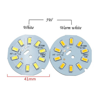 5 bucăți/lot 2W 3W 5W LED Chip SMD 5730 Curent constant 260mA 280mA șirag de lumină de intrare cu bază de placă de aluminiu pentru bec LED DIY