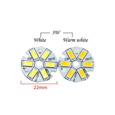 5 bucăți/lot 2W 3W 5W LED Chip SMD 5730 Curent constant 260mA 280mA șirag de lumină de intrare cu bază de placă de aluminiu pentru bec LED DIY
