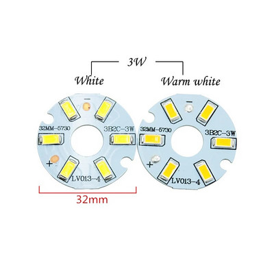 5 bucăți/lot 2W 3W 5W LED Chip SMD 5730 Curent constant 260mA 280mA șirag de lumină de intrare cu bază de placă de aluminiu pentru bec LED DIY