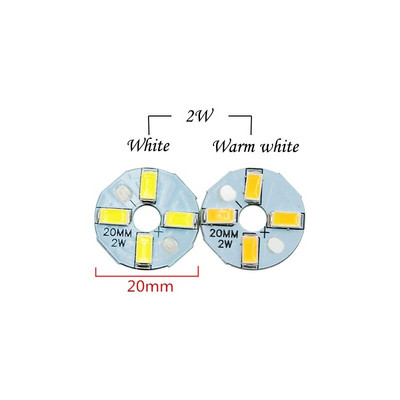 5 bucăți/lot 2W 3W 5W LED Chip SMD 5730 Curent constant 260mA 280mA șirag de lumină de intrare cu bază de placă de aluminiu pentru bec LED DIY