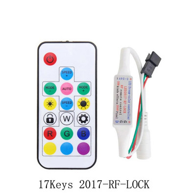 WS2811 WS2812B LED Pixel Light Strip Controller MINI 3Keys 14/17/21Keys USB/DC Led Tape Daljinski upravljač DC5V-24