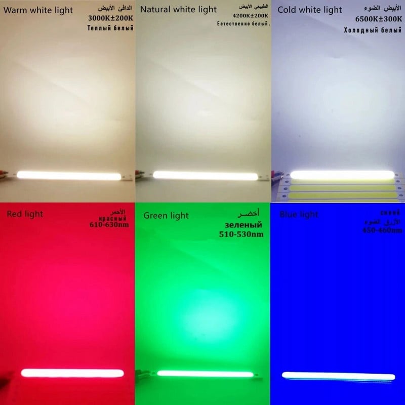 2W 3W 5W 6W 8W COB LED 12V Chip Module LED Chip Matrix Module, ultravisoke svjetline Višebojno ambijentalno svjetlo DIY dizajn