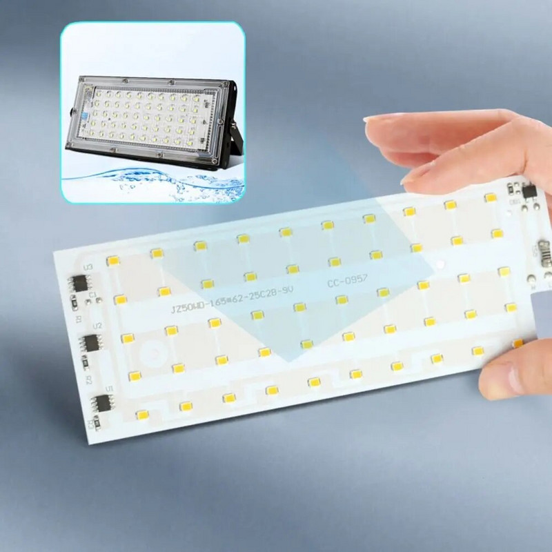 1 ΤΕΜ 220V 50W Έξυπνος λαμπτήρας LED Χάντρες DIY LED Bulb AC για LED Λάμπα δρόμου Τσιπ LED για Floodlight τσιπ εξωτερικού φωτισμού