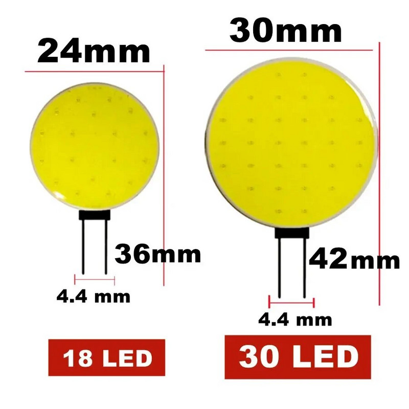 G4 COB DC12V 5W 7W Šiltai baltas LED 18 30 lustai Pakeiskite halogeninės lempos taškinę lemputęTinka namų apšvietimui LED šviesos šaltinis