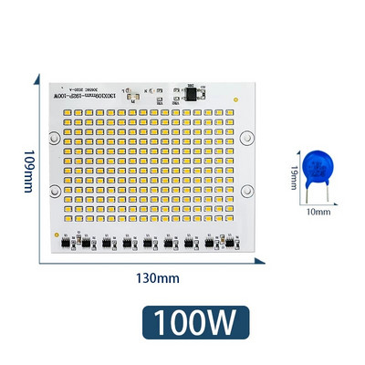 LED lámpagyöngy 10W 20W 30W 50W 100W AC 220V 240V SMD2835 Nincs szükség meghajtóra barkácsolt lámpatest Led izzó spotlámpa kültéri chip lámpa