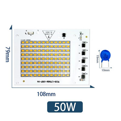 LED lámpagyöngy 10W 20W 30W 50W 100W AC 220V 240V SMD2835 Nincs szükség meghajtóra barkácsolt lámpatest Led izzó spotlámpa kültéri chip lámpa