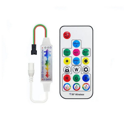 LED 2811 2812 2835 21 tipka RF Phantom Color Controller Inteligentni 12V napon