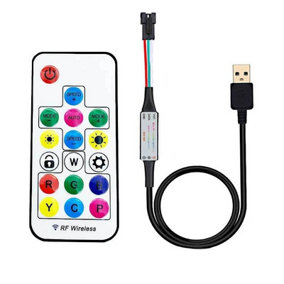 LED 2811 2812 2835 21 tipka RF Phantom Color Controller Inteligentni 12V napon