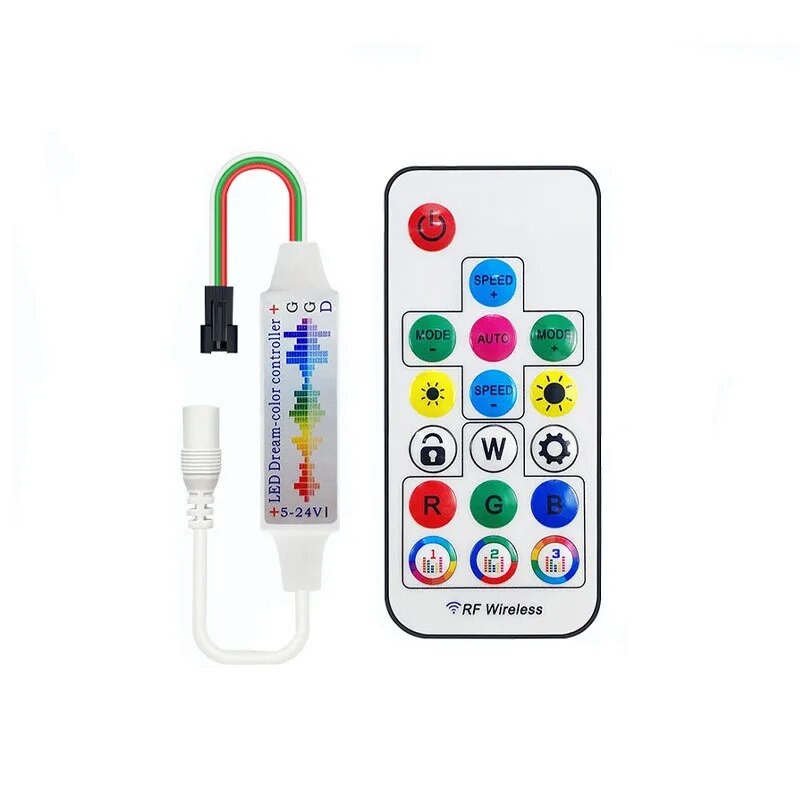 LED 2811 2812 2835 21 tipka RF Phantom Color Controller Inteligentni 12V napon